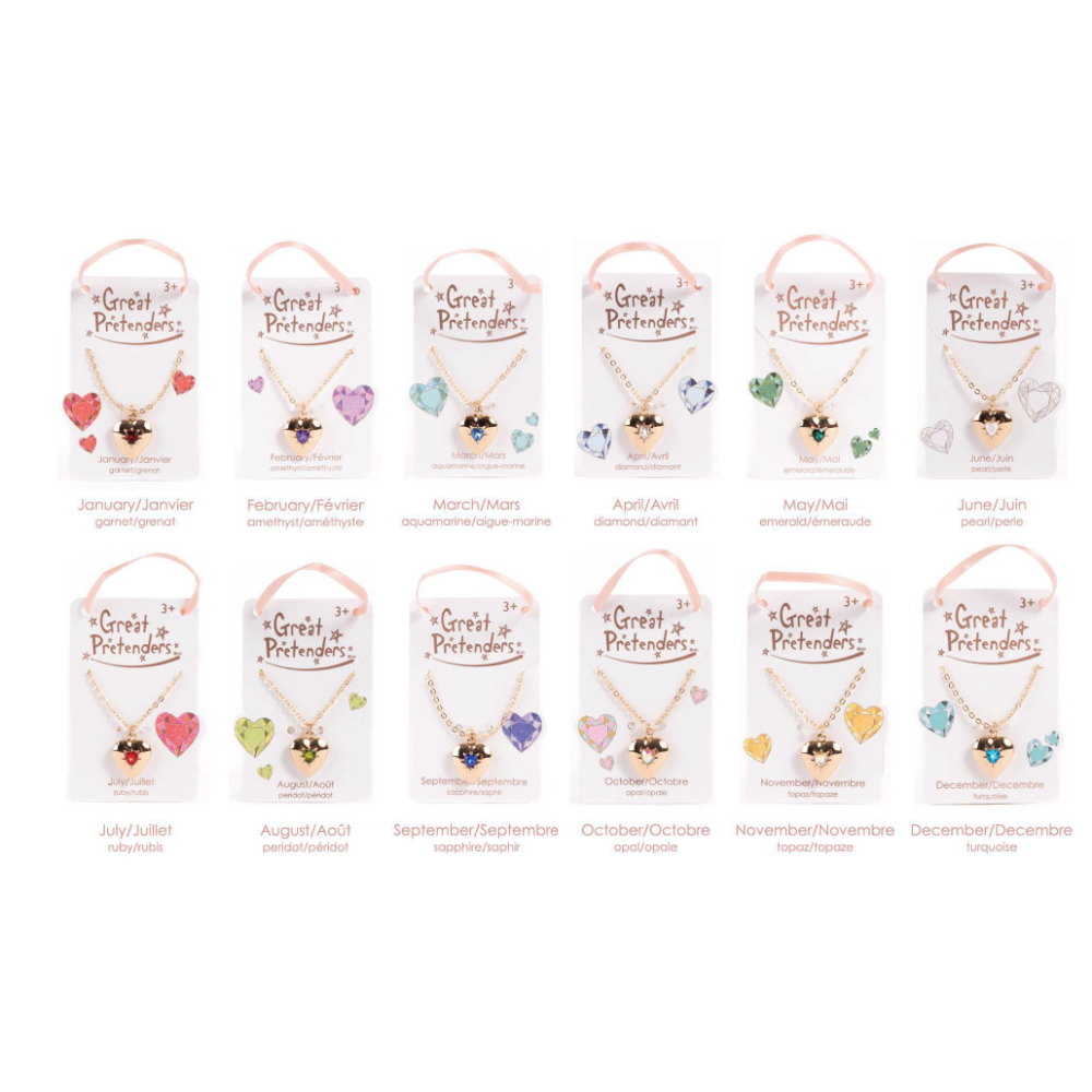 Birthstone Heart Lockets