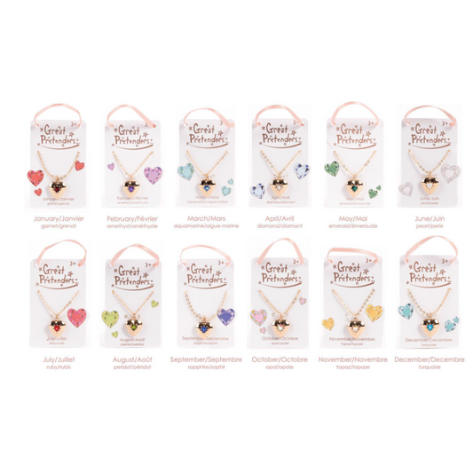 Birthstone Heart Lockets