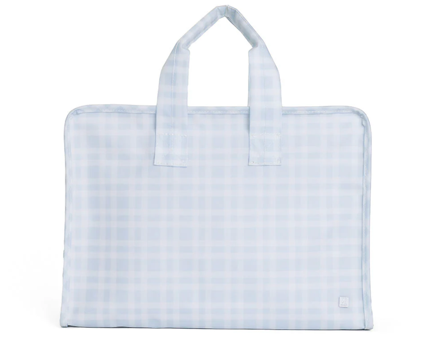 Blue Pimlico Plaid Overnight Tote
