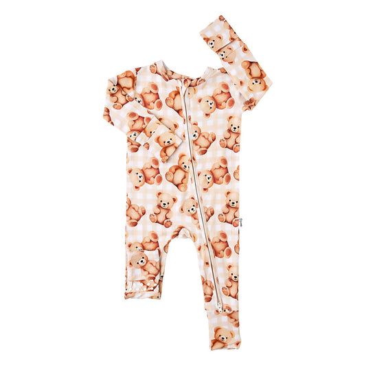 Teddy Zip Footie