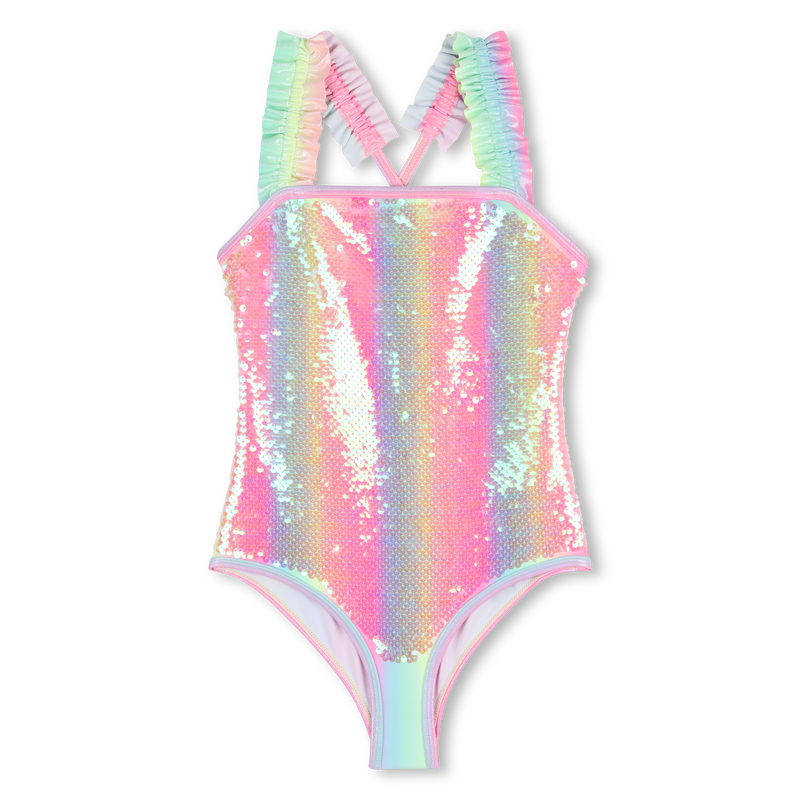 Multi Color Sequin Swimsuit