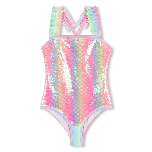 Multi Color Sequin Swimsuit