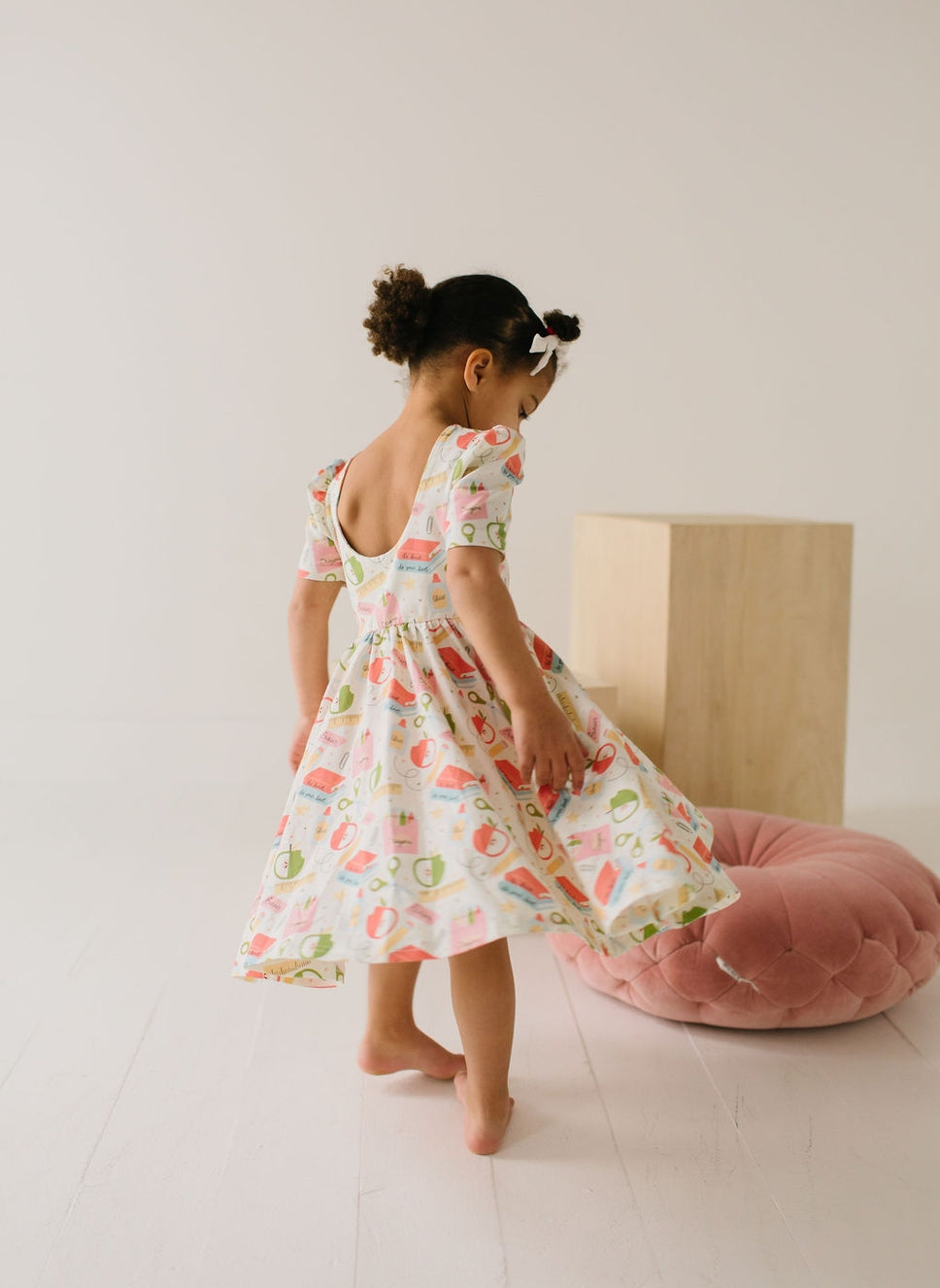 School Vibes Puff Dress