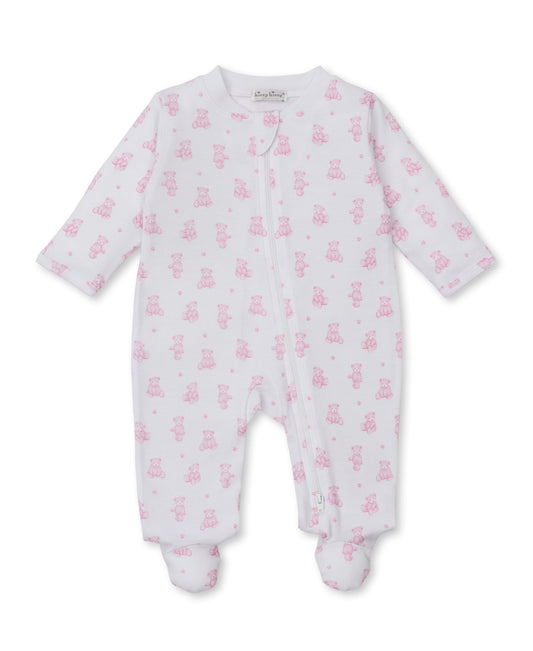 Teddy Bears Pink Footie