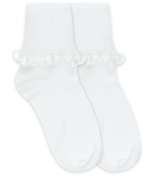 Cluny & Satin Lace Socks
