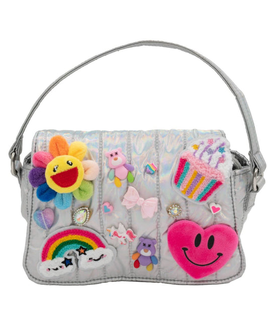 Quilted Charm Crossbody Bag