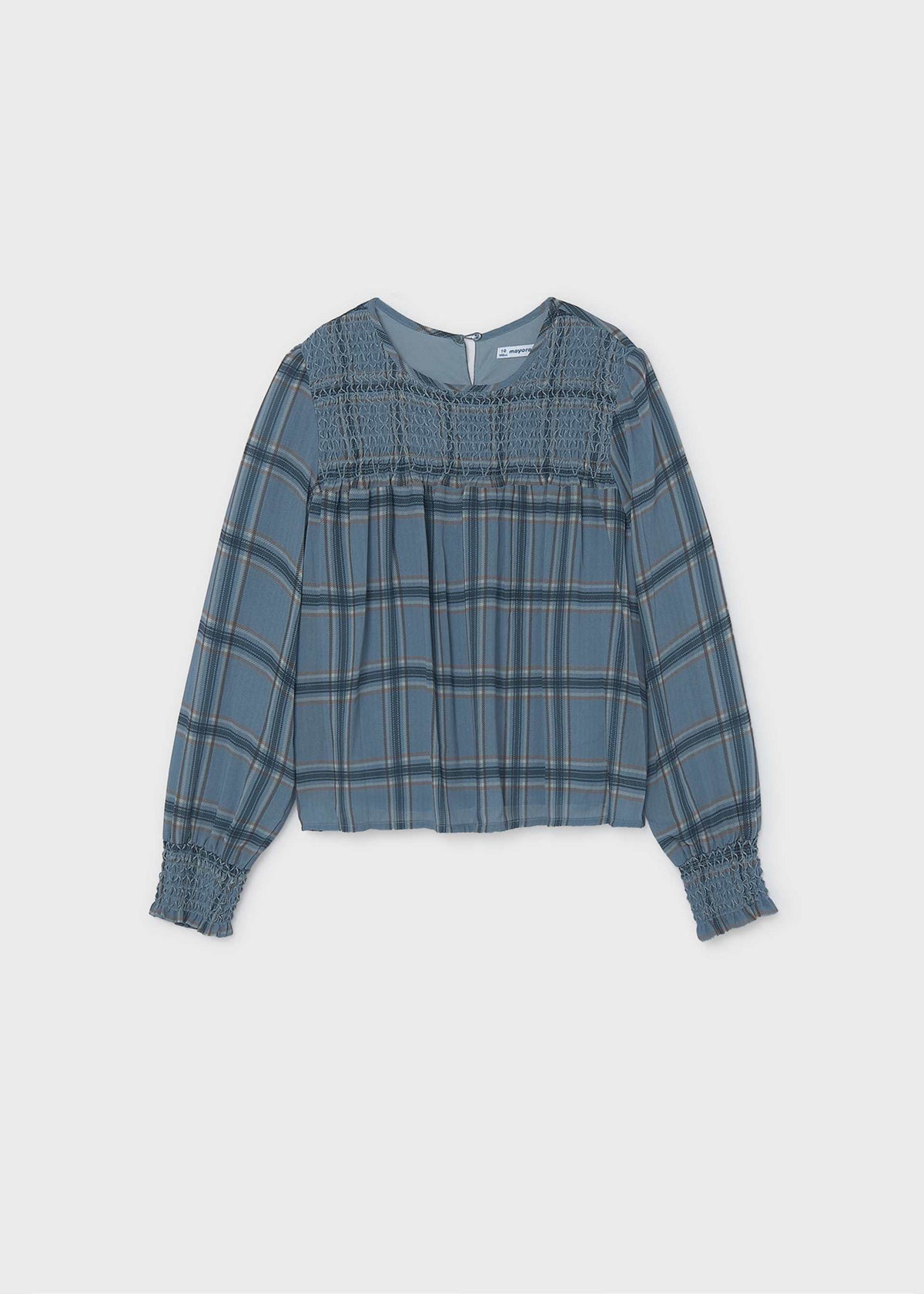 Iceberg Smocked Chiffon Blouse