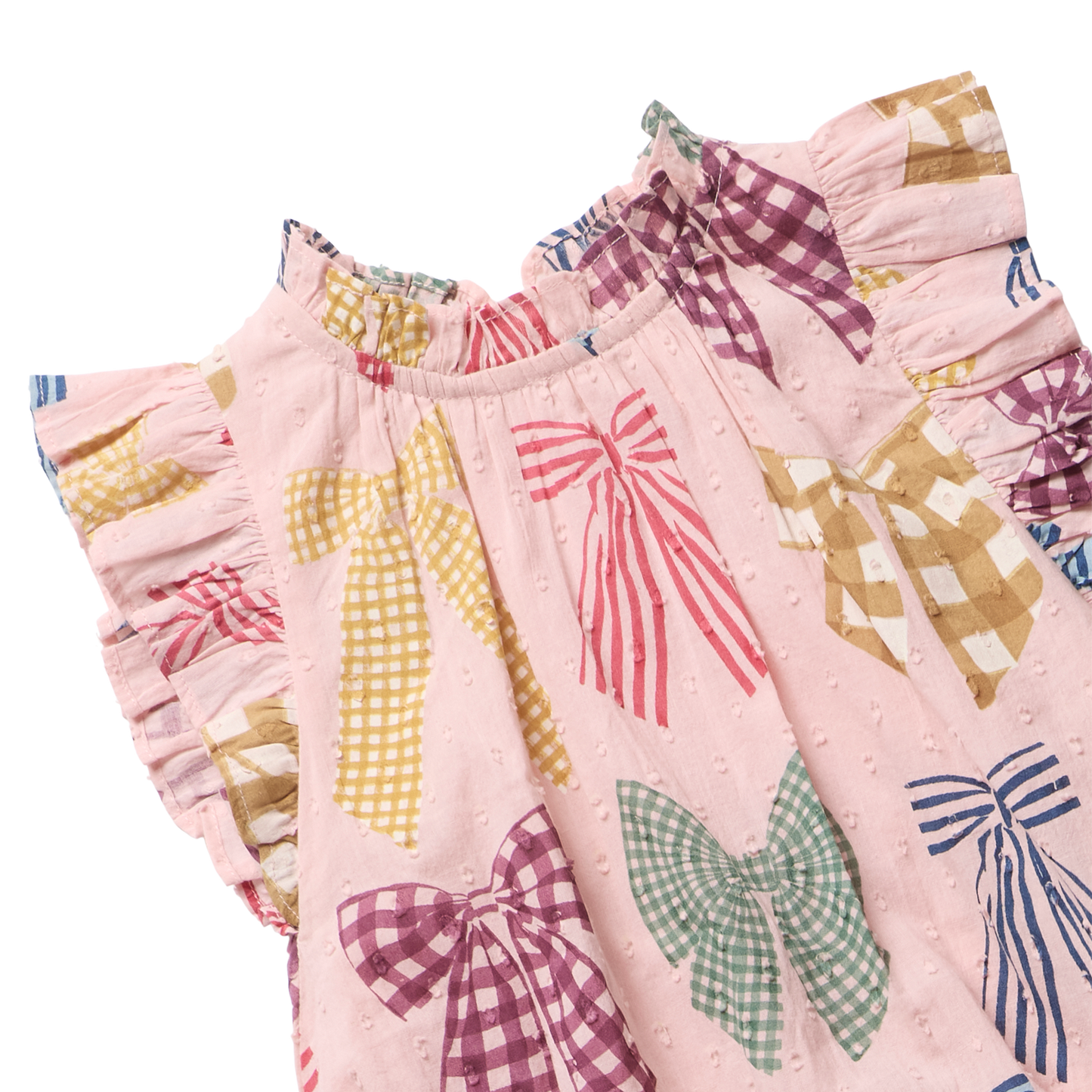 Patterned Bows Harper Dress