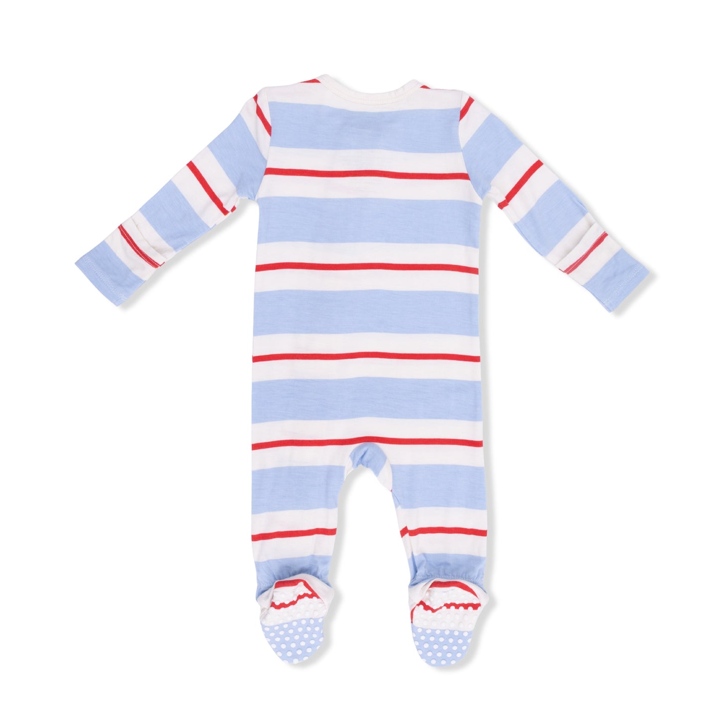 Preppy Rugby Zip Footie