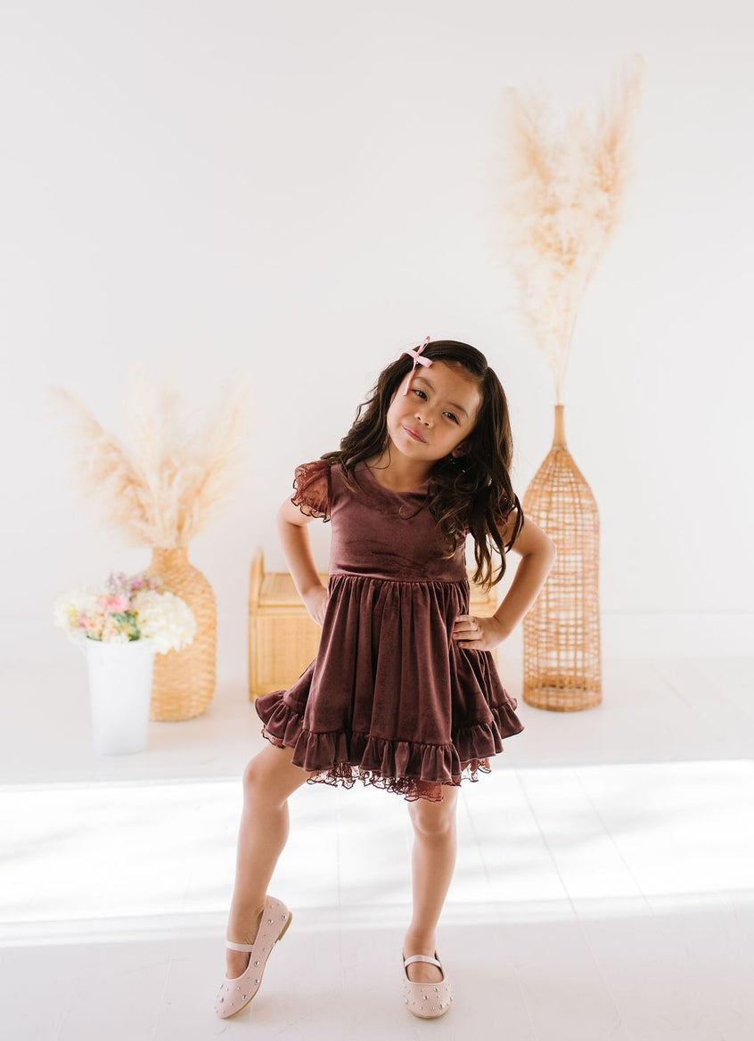 Eleanor Dress - Cocoa Blush