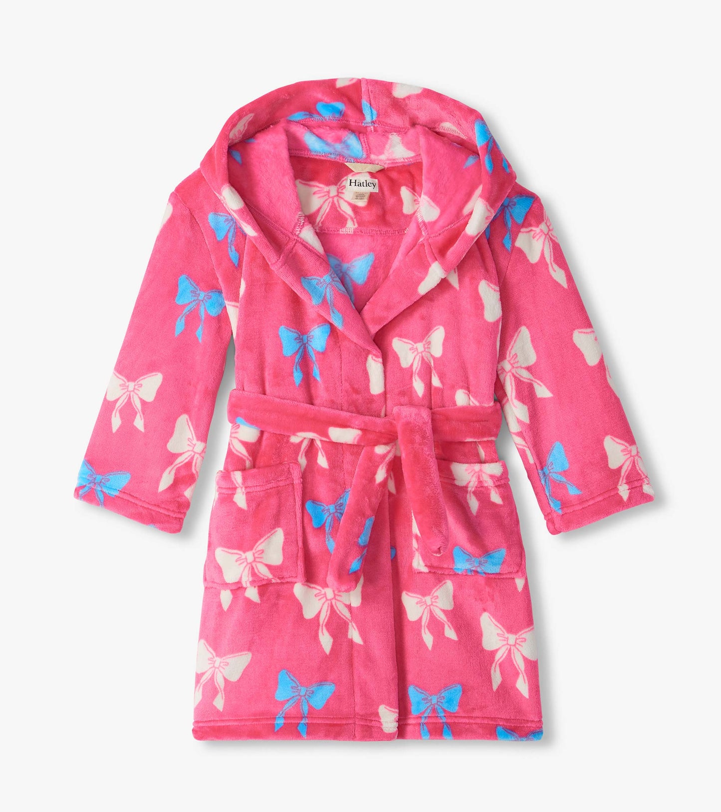 Big Big Bows Fuzzy Fleece Robe
