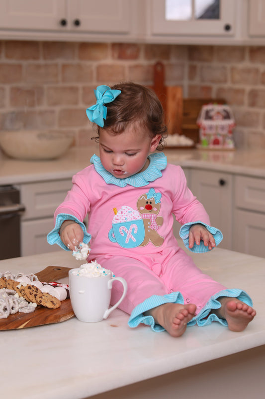 Ruffle Gingerbread Romper