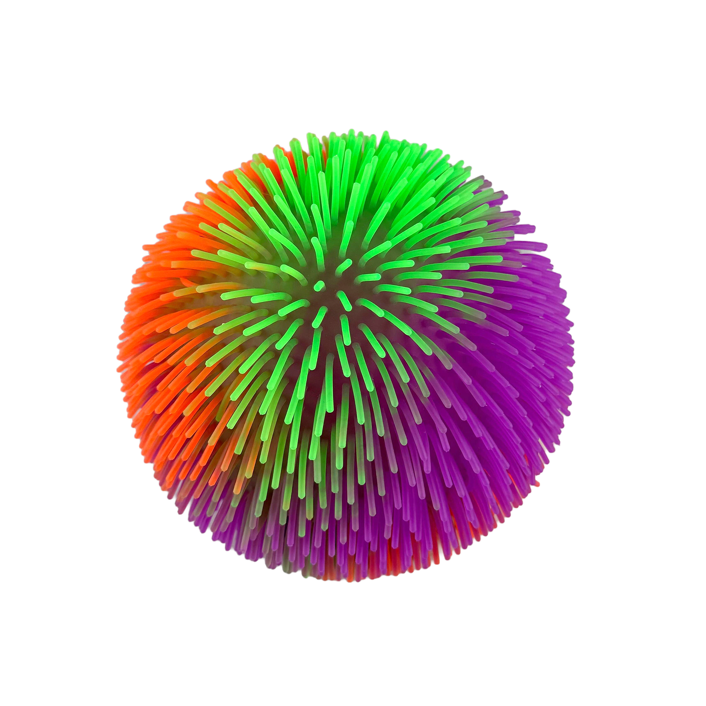8" Shaggy Multi Color Ball