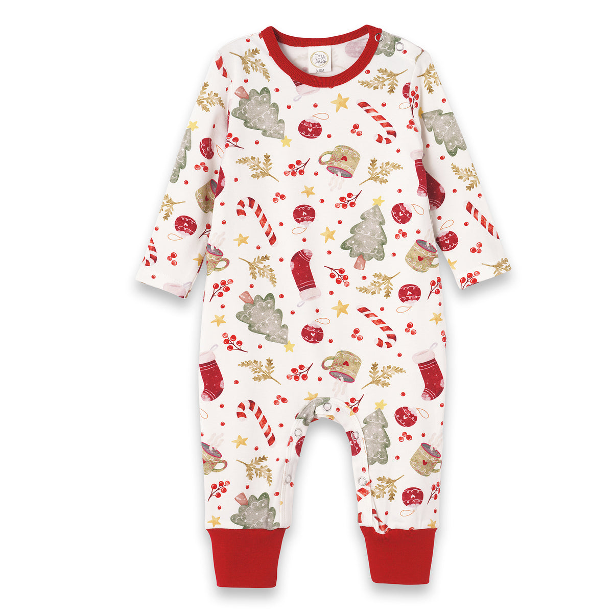 Noel Treasures Snap Romper