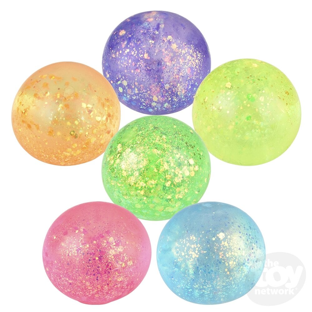 2.4" Squeezy Glitter Sugar Ball