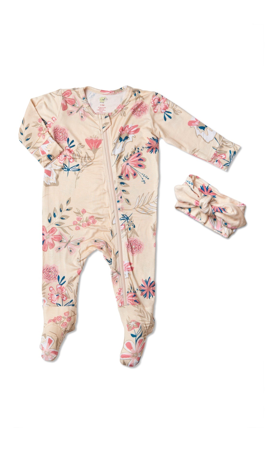 Footie 2-Piece Wild Flower