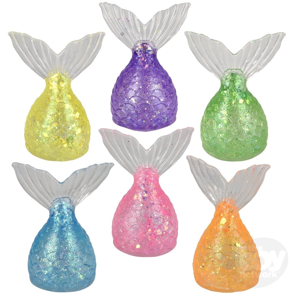 4" Squeezy Sugar Mermaid Tail