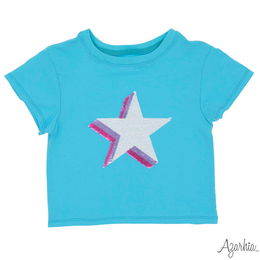 Sequin Star Boxy Tee