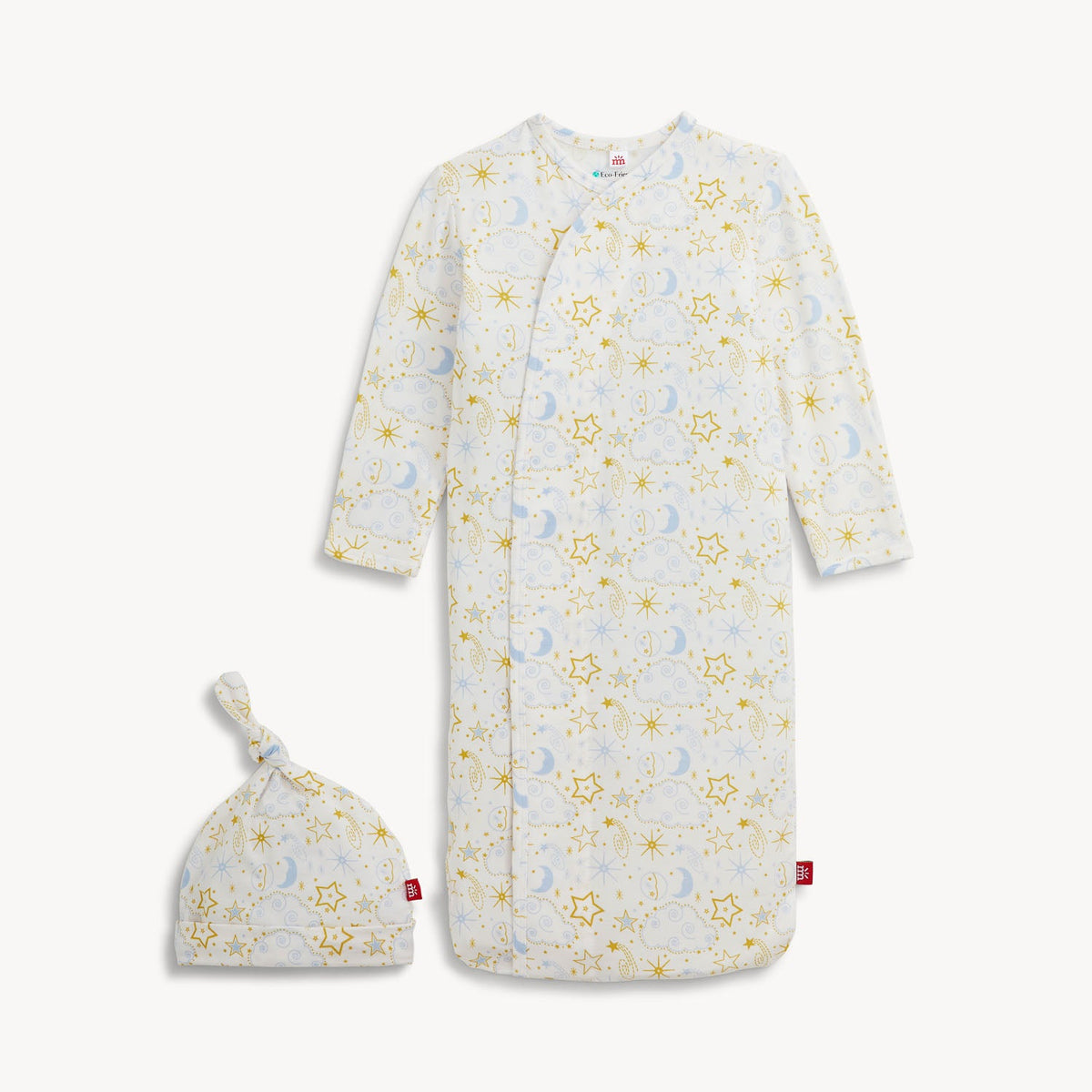 Star Signs Blue Modal Gown and Hat Set
