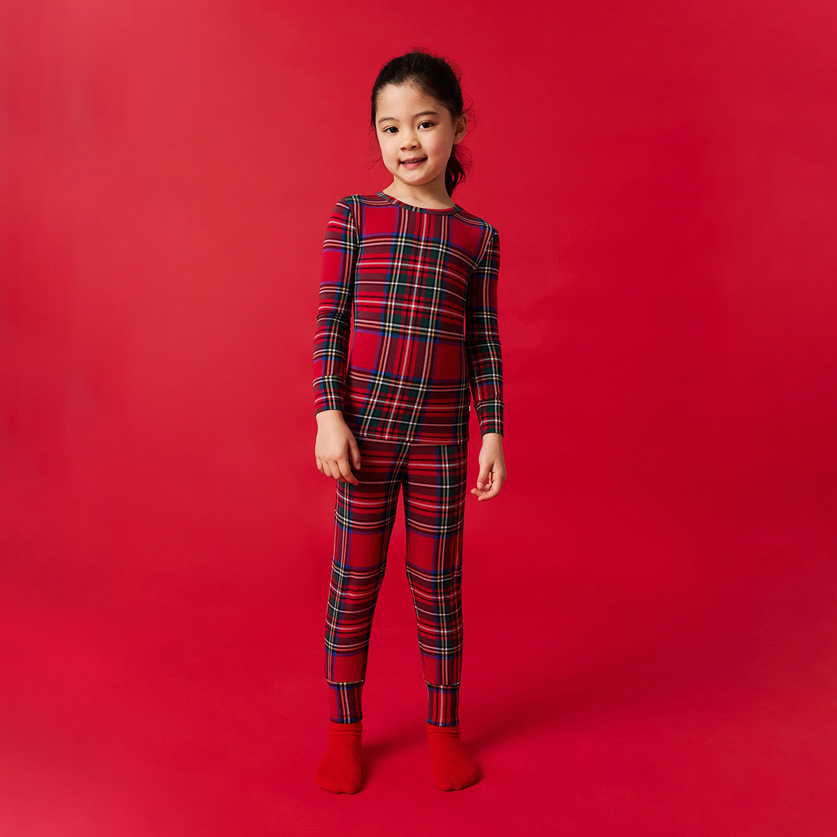 Red Tartan Plaid Classic PJ