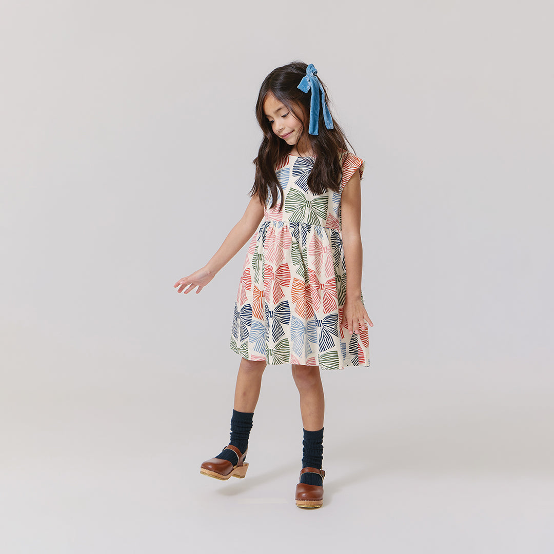 Striped Bows Adaline Dress