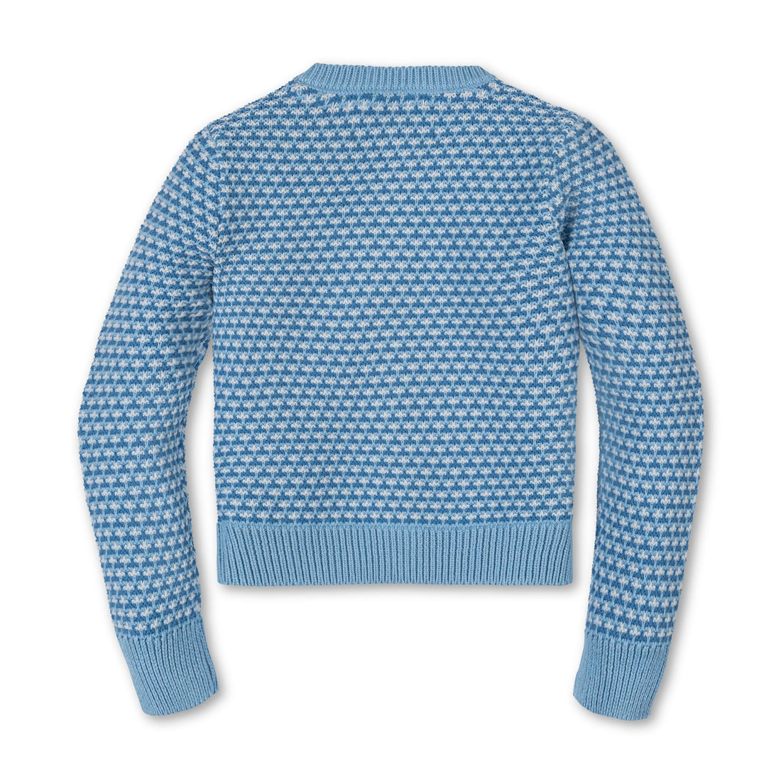 Bluebell Tweed Stitch Bow Cardigan