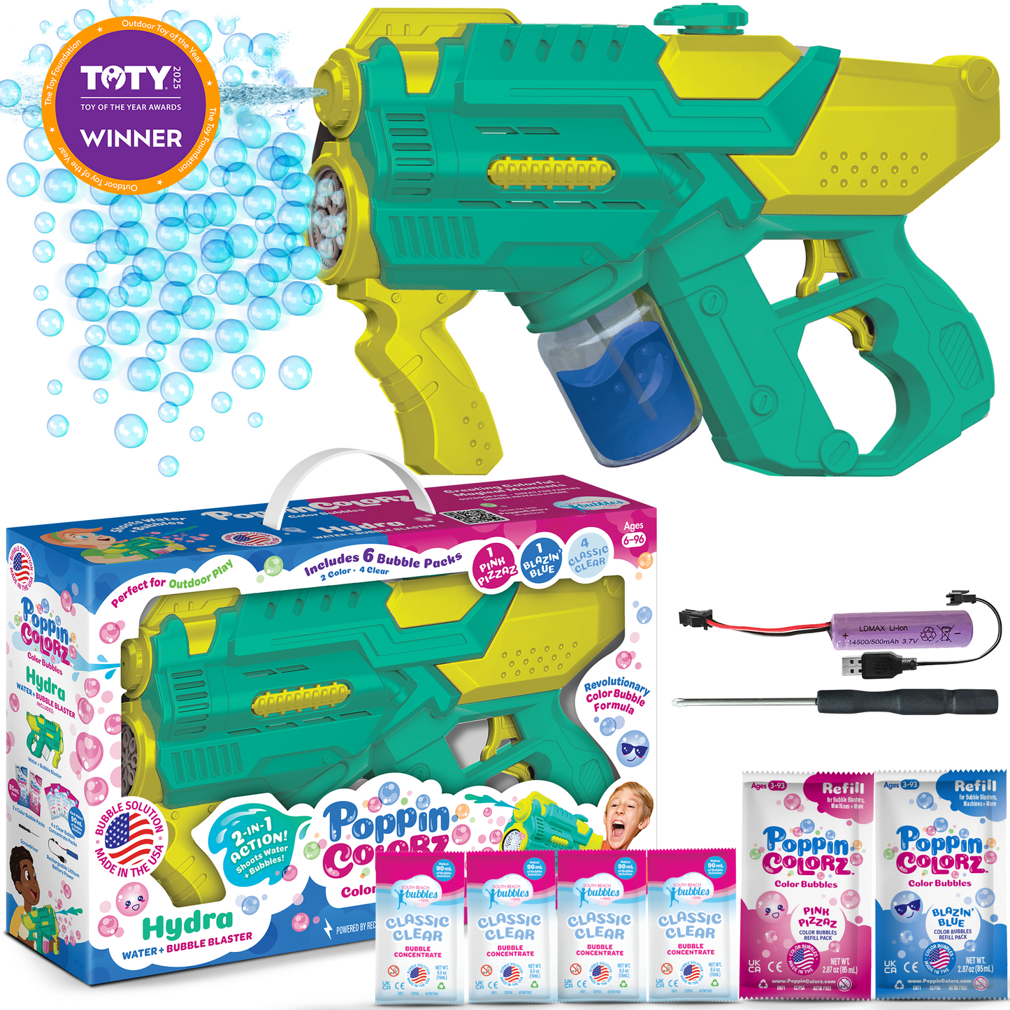 PoppinColorz Hydra: 2-in-1 Blaster