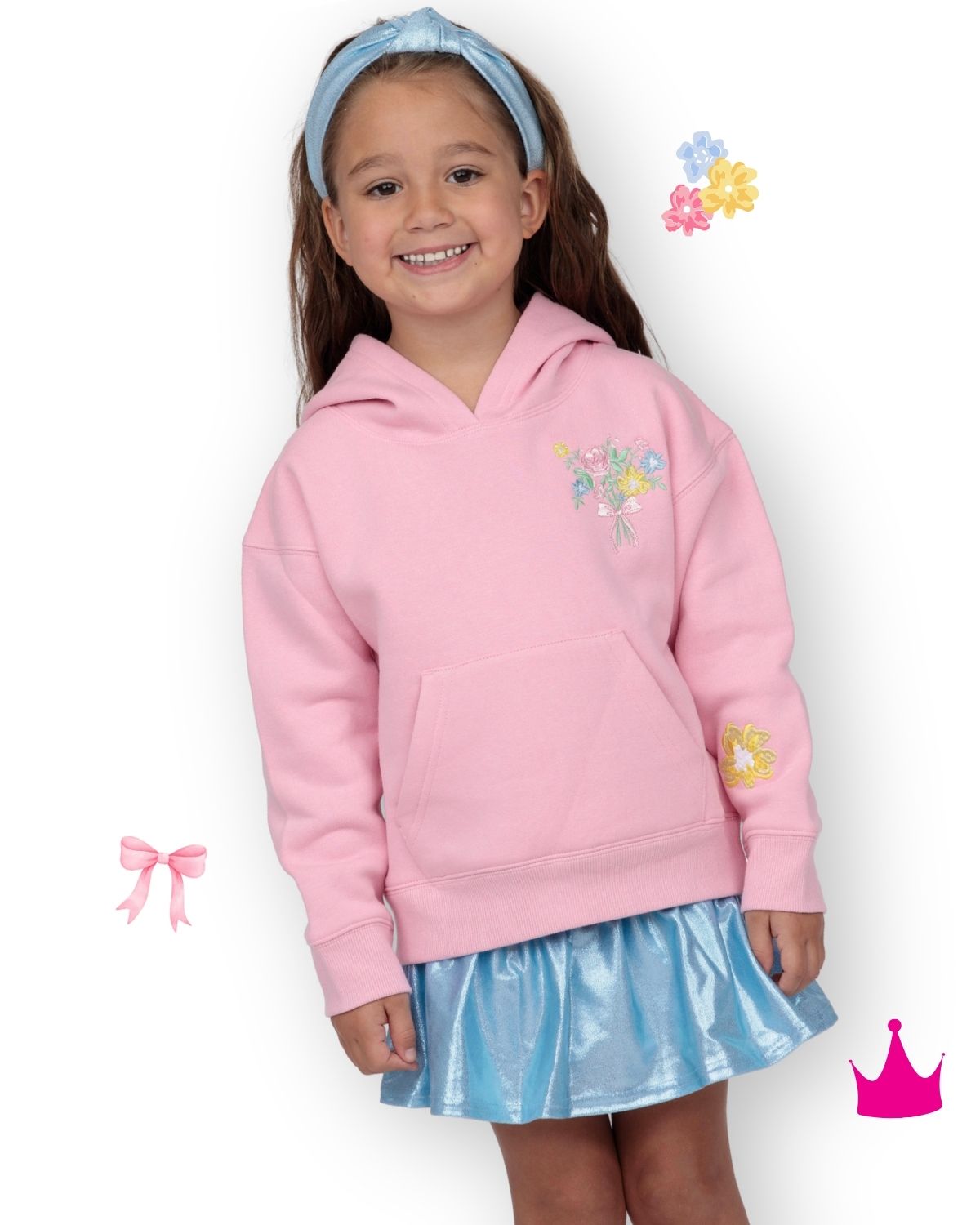 Happiness In Bloom Hoodie Sweatshirt