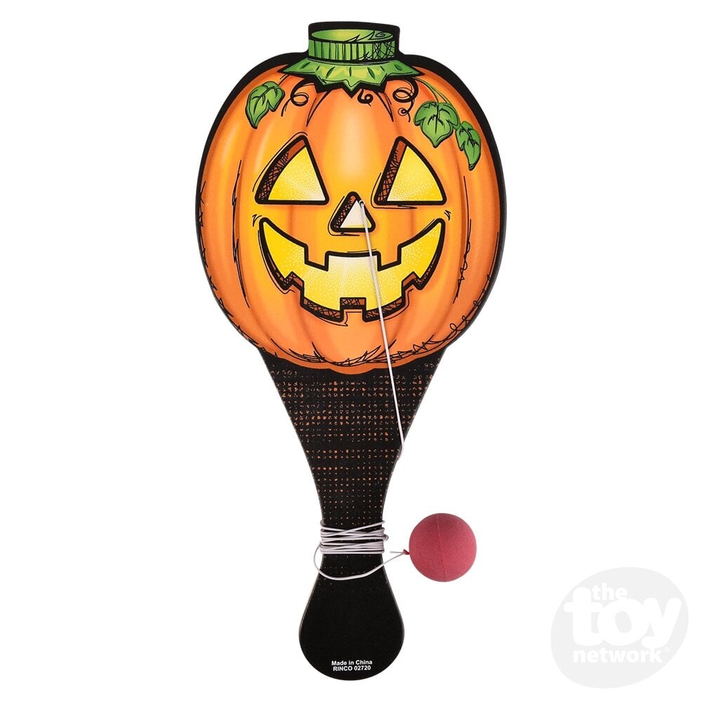 Jack-O-Lantern Paddle Ball