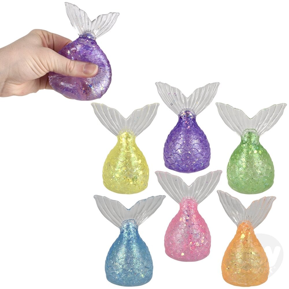 4" Squeezy Sugar Mermaid Tail