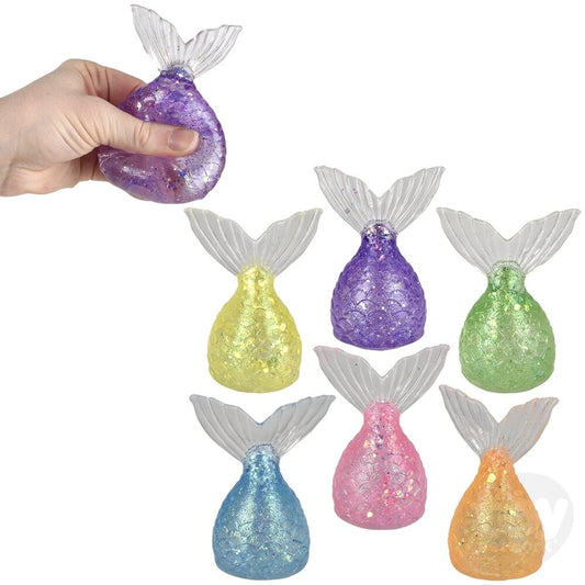 4" Squeezy Sugar Mermaid Tail