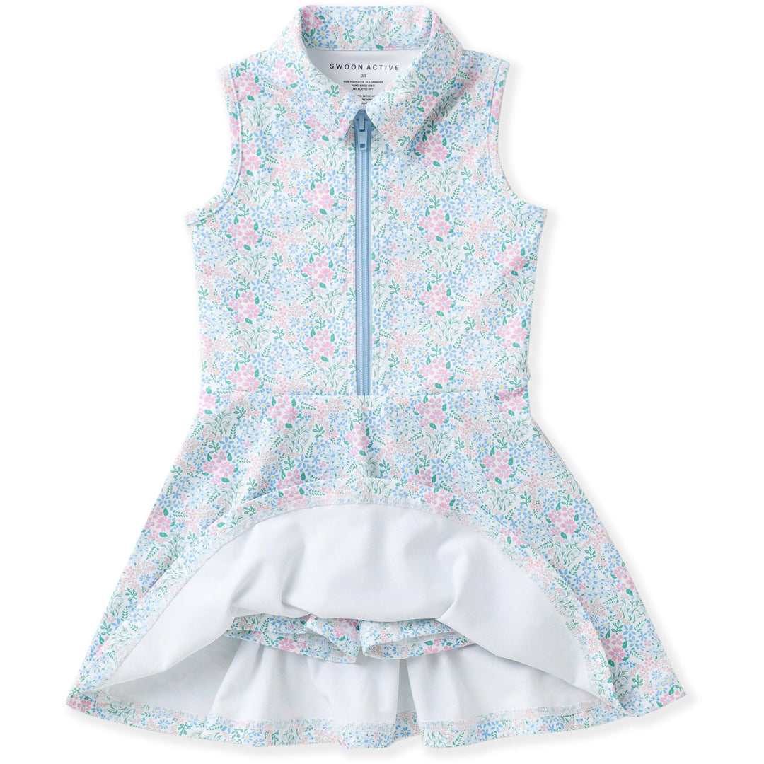 Ditsy Bloom Collared Tennis Dress