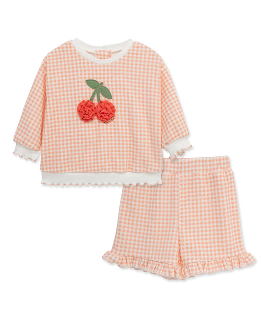 Cherry Gingham 2-Piece Set