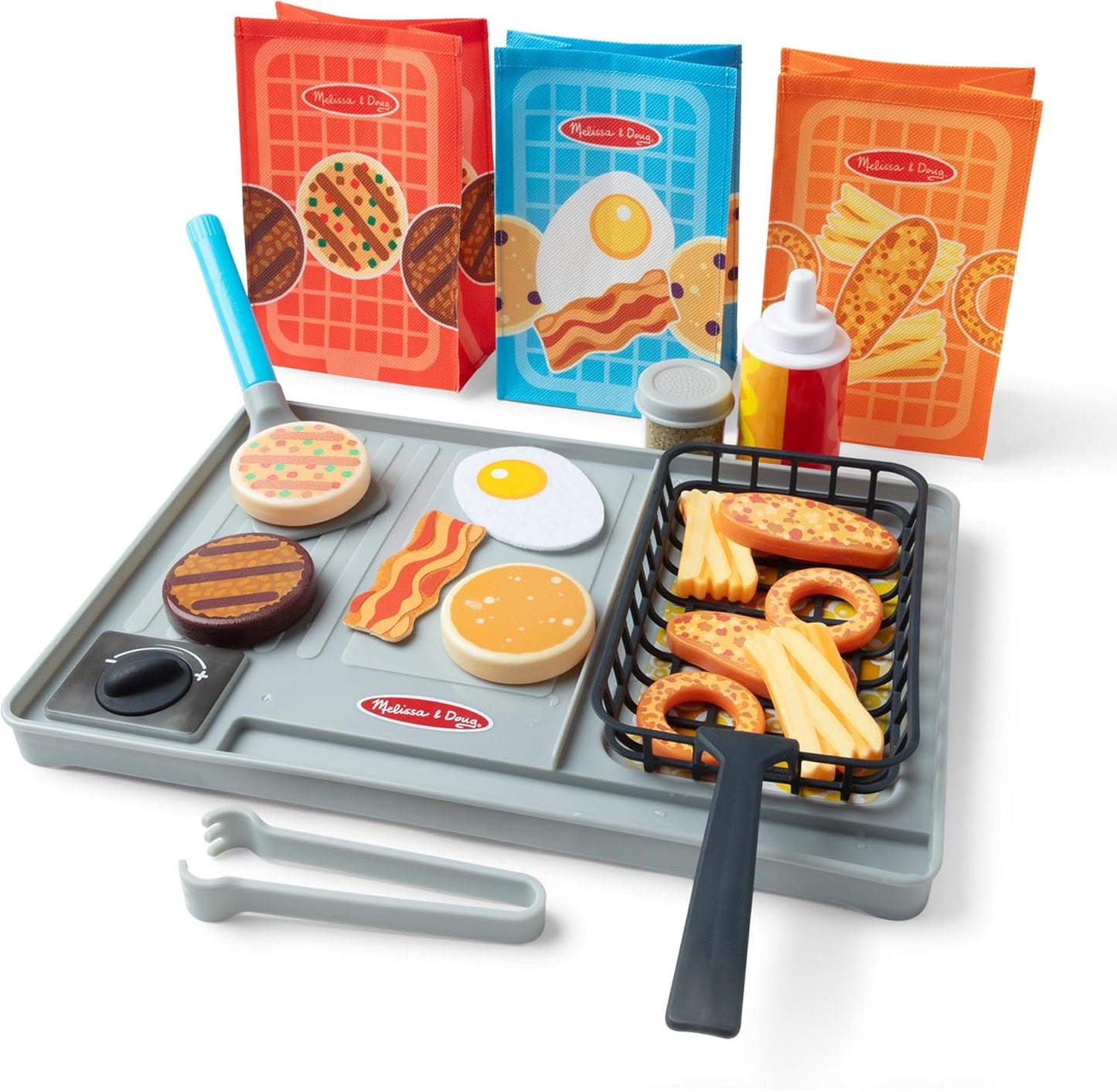 Flip & Fry Grill Play Set - Color Changing