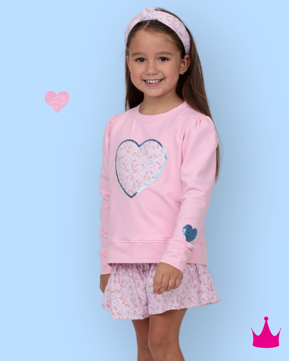 Sequin Stay Sweet Holly Tee