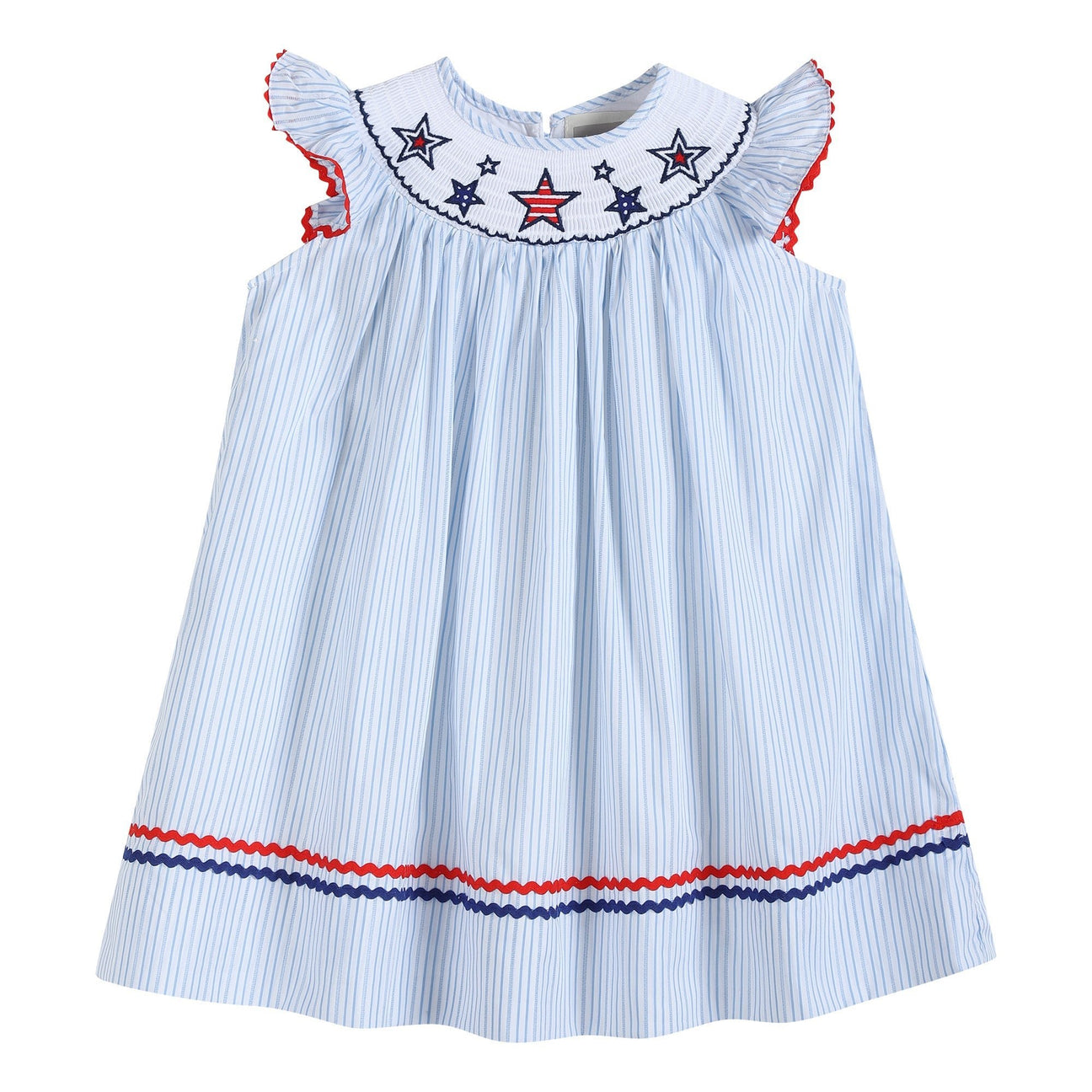 American Stars Smocked Bishop Dress