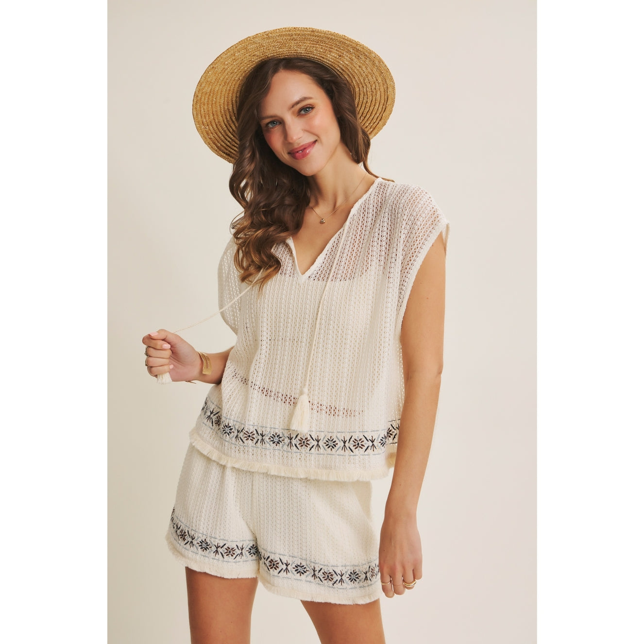 Touch Of Artisanal Fringe Set