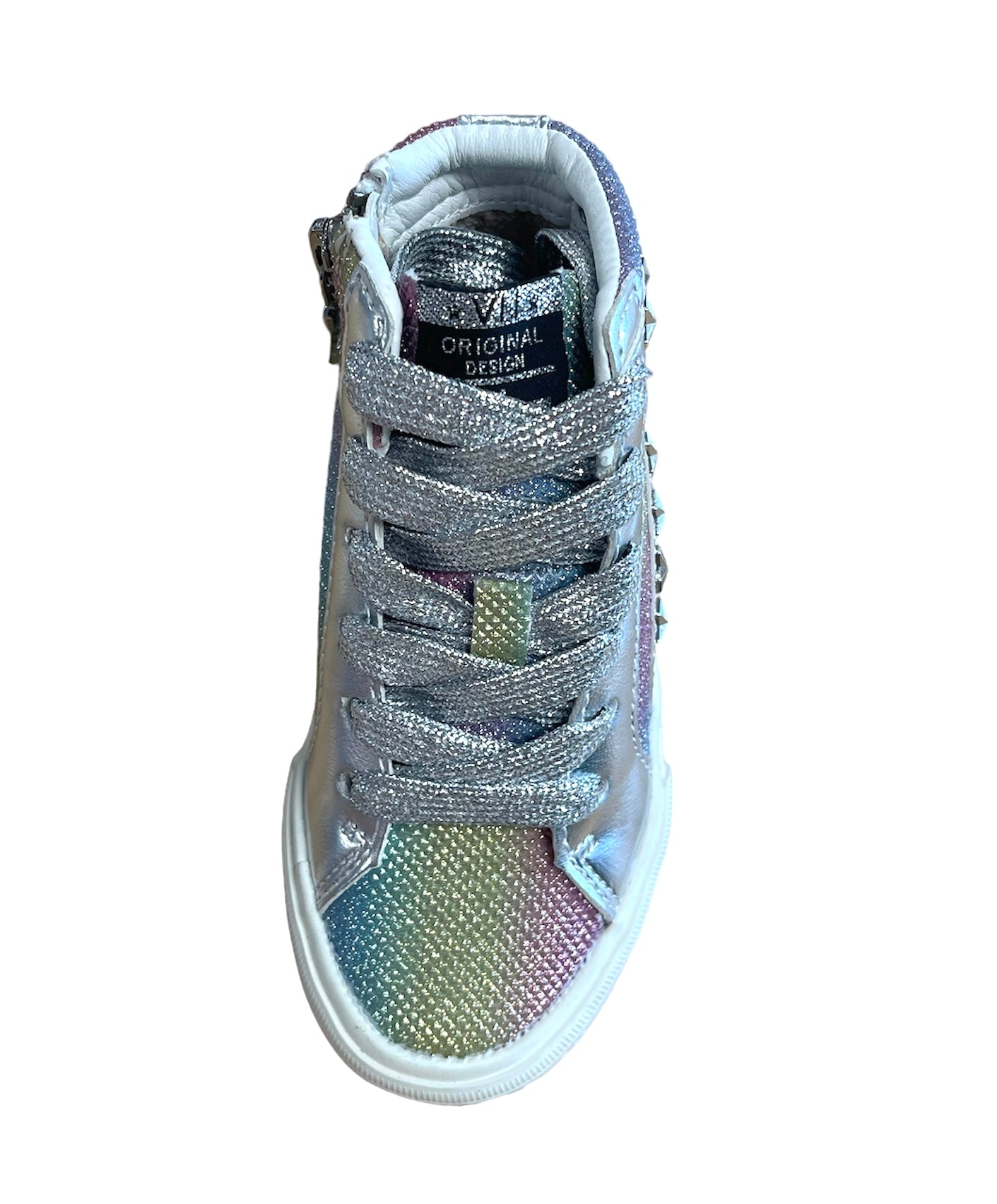 Annel Grey Rainbow High Top