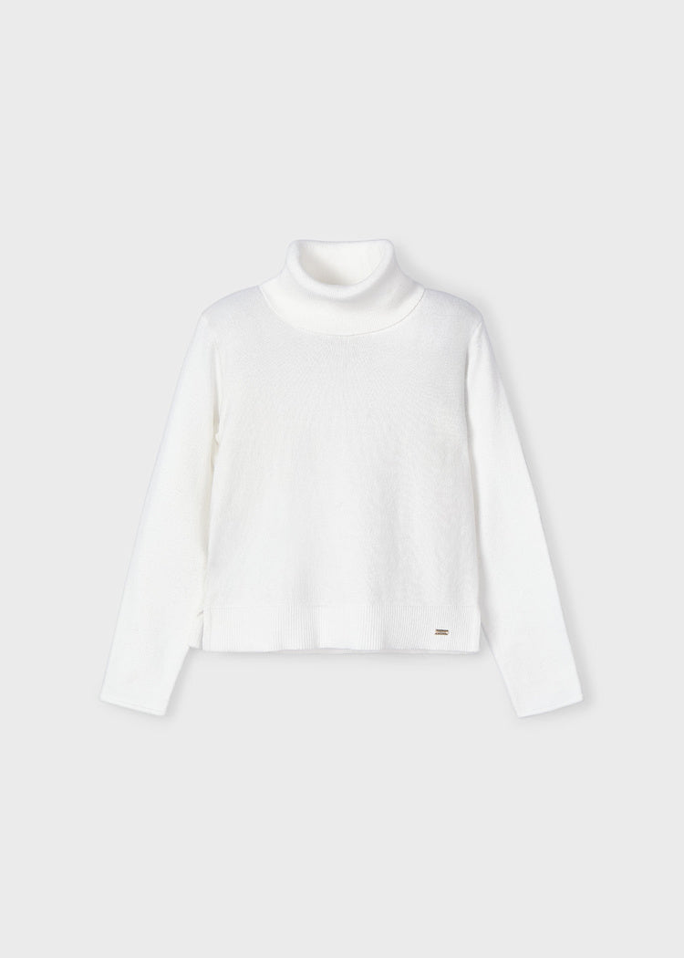 Ecru Turtleneck Top