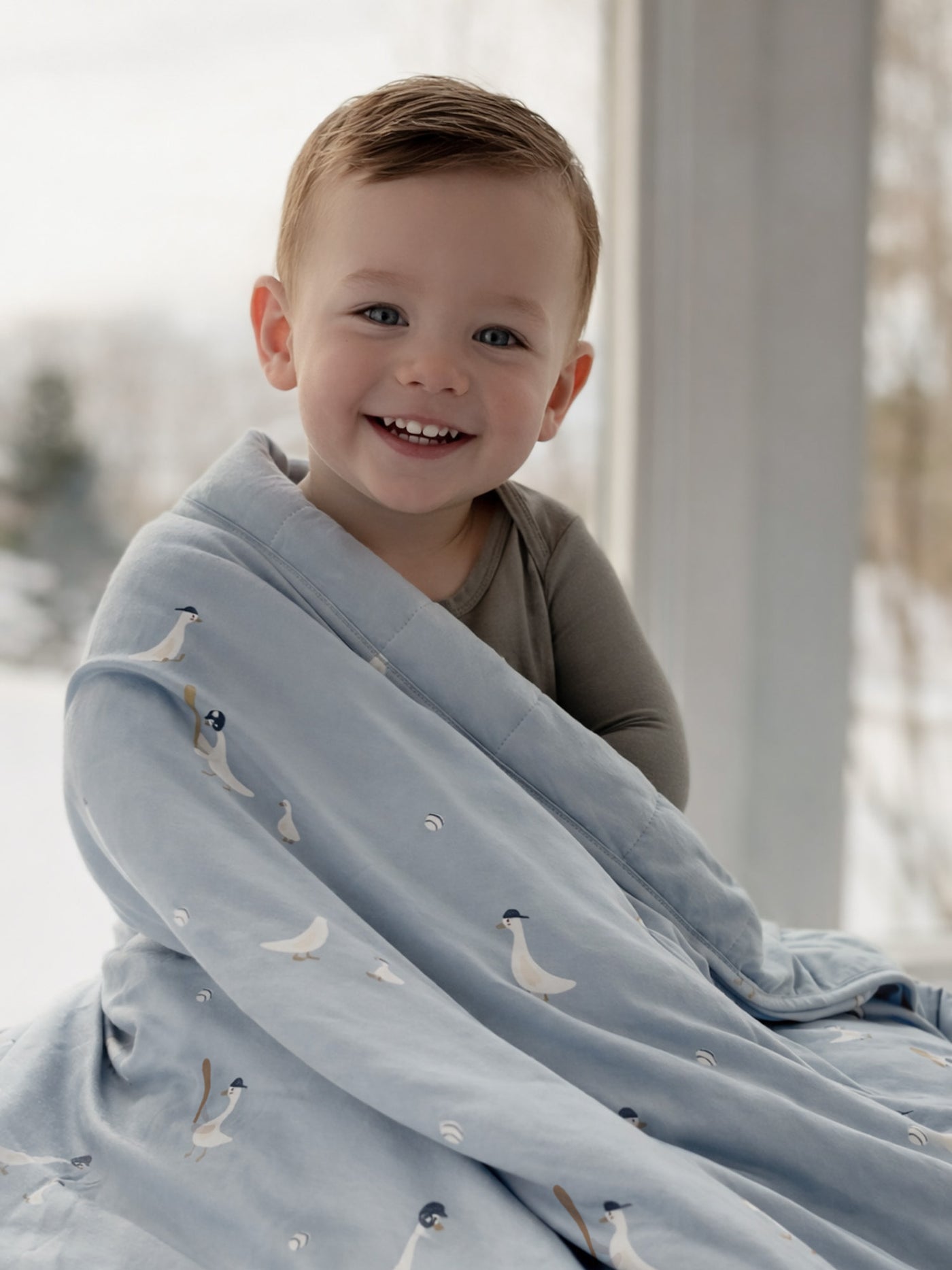 Toddler Baseball Goose 1.0 Cloud Blanket