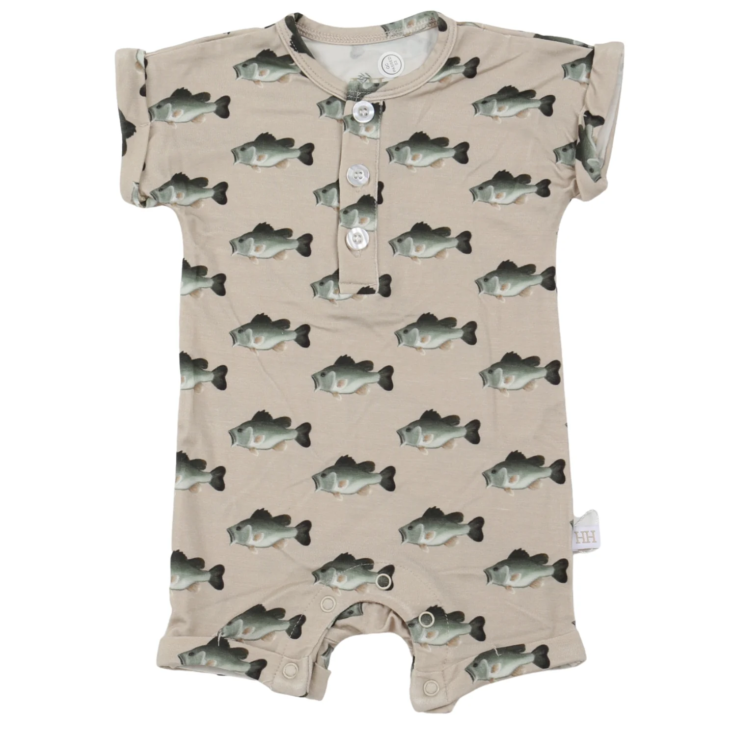 Bass Button Shortie Romper
