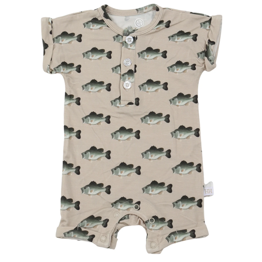 Bass Button Shortie Romper