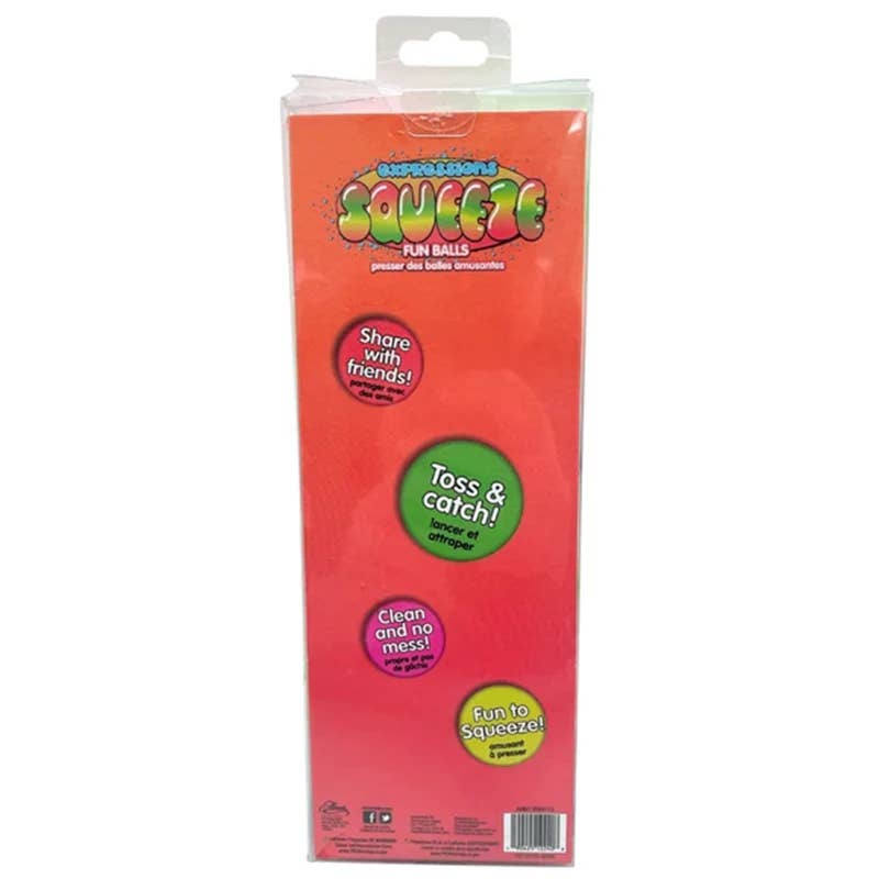 12pc Rainbow Squeeze Balls