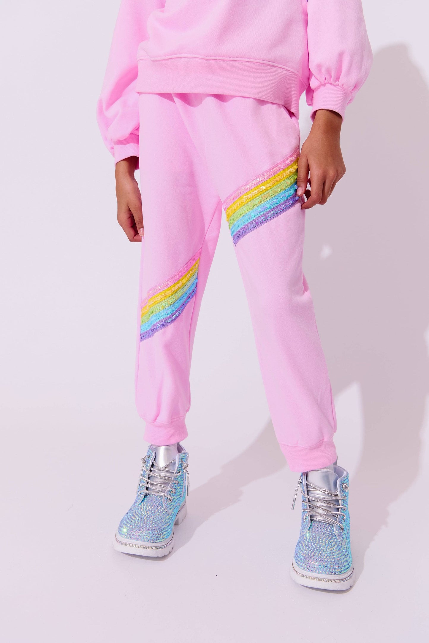 Pink Rainbow Stripe Set