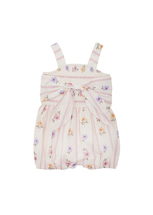 Purple Bouquet Romper