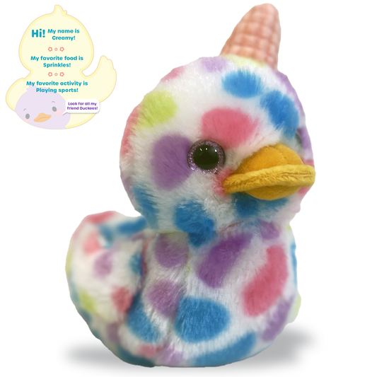 7" Duckee Ice Cream Plush