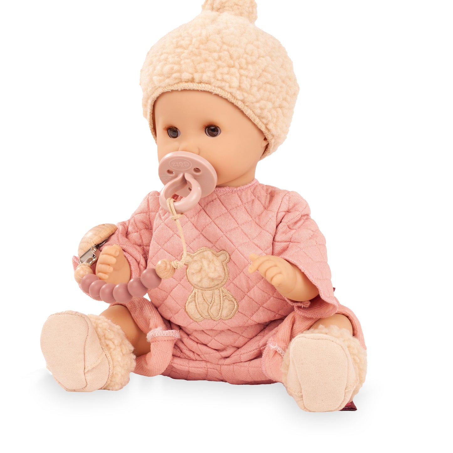 13" Sleepy Aquini Girl Bear Doll