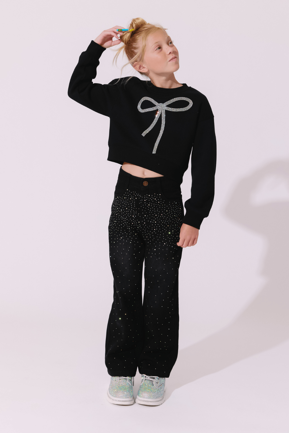 Sparkle Bow Sweatshirt