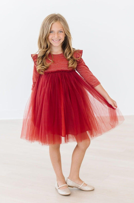 Pumpkin Spice Shimmer Dress