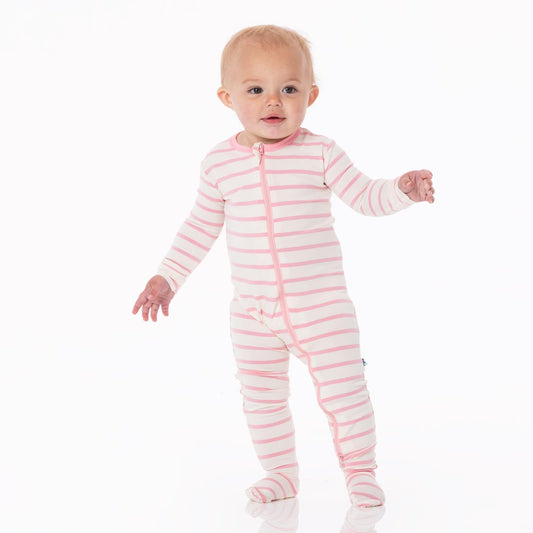 Lotus Sweet Stripe Footie